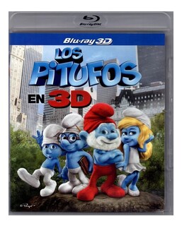 Foto 1 | Los Pitufos The Smurf S Pelicula Blu Ray 3d