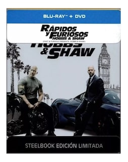 Foto 1 | Rapidos Y Furiosos Hobbs Y Shaw Steelbook Pelicula Blu Ray