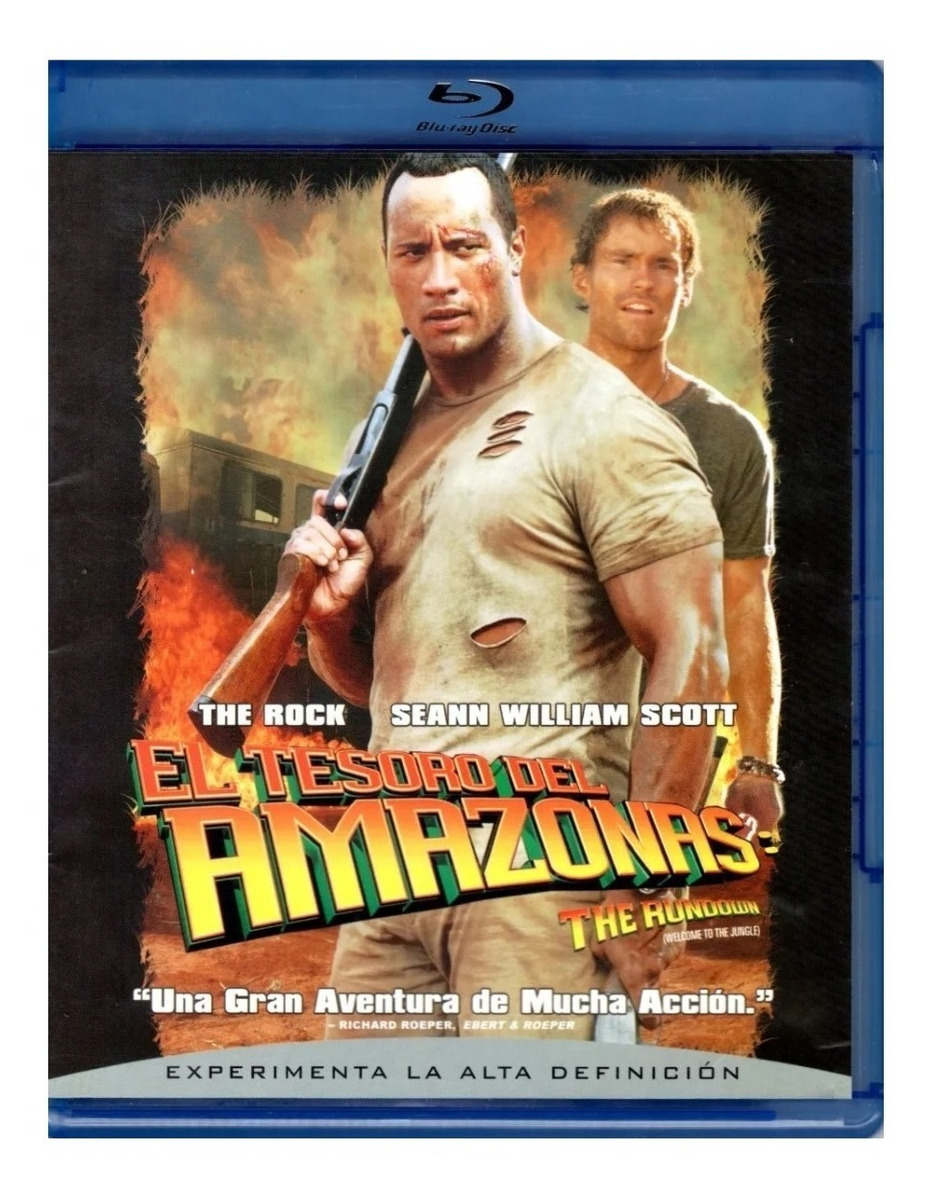 Foto 2 pulgar | El Tesoro Del Amazonas Dwayne Johnson Pelicula Blu Ray