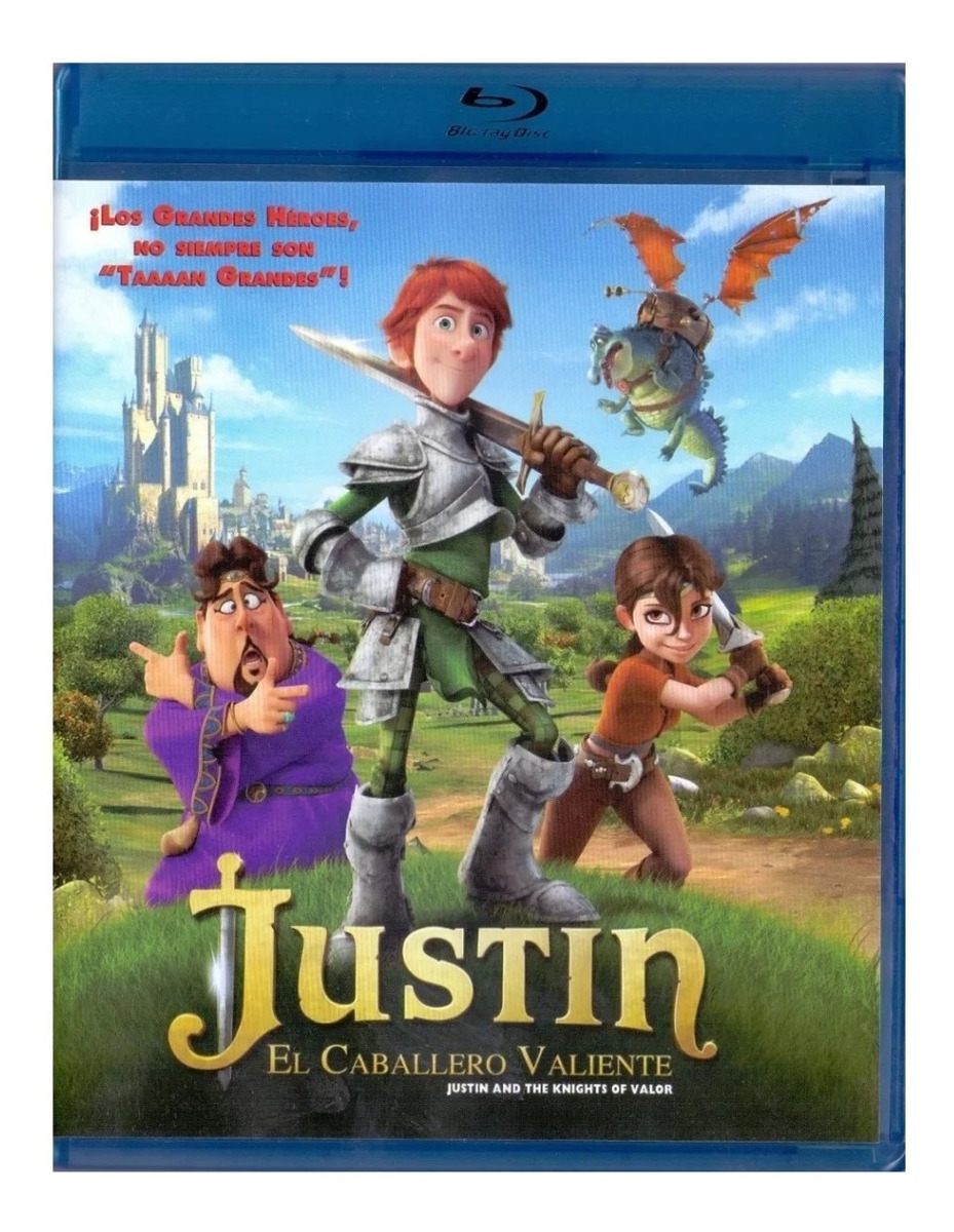 Justin El Caballero Valiente Pelicula Animada Blu-ray