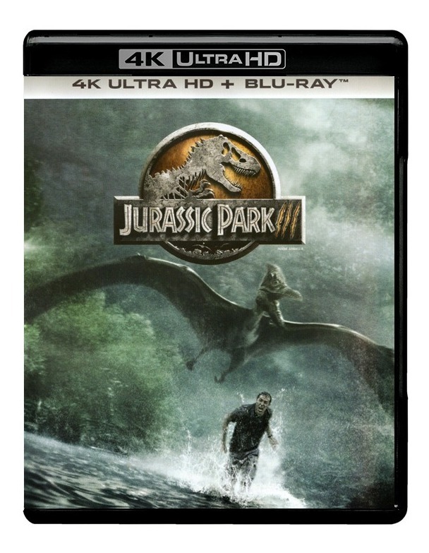 Foto 2 pulgar | Parque Jurasico Jurassic Park 3 Tres Pelicula 4k  Blu Ray