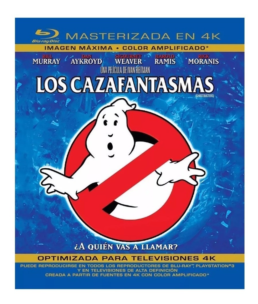 Foto 1 | Los Cazafantasmas Ghostbusters Masterizada 4k Blu Ray