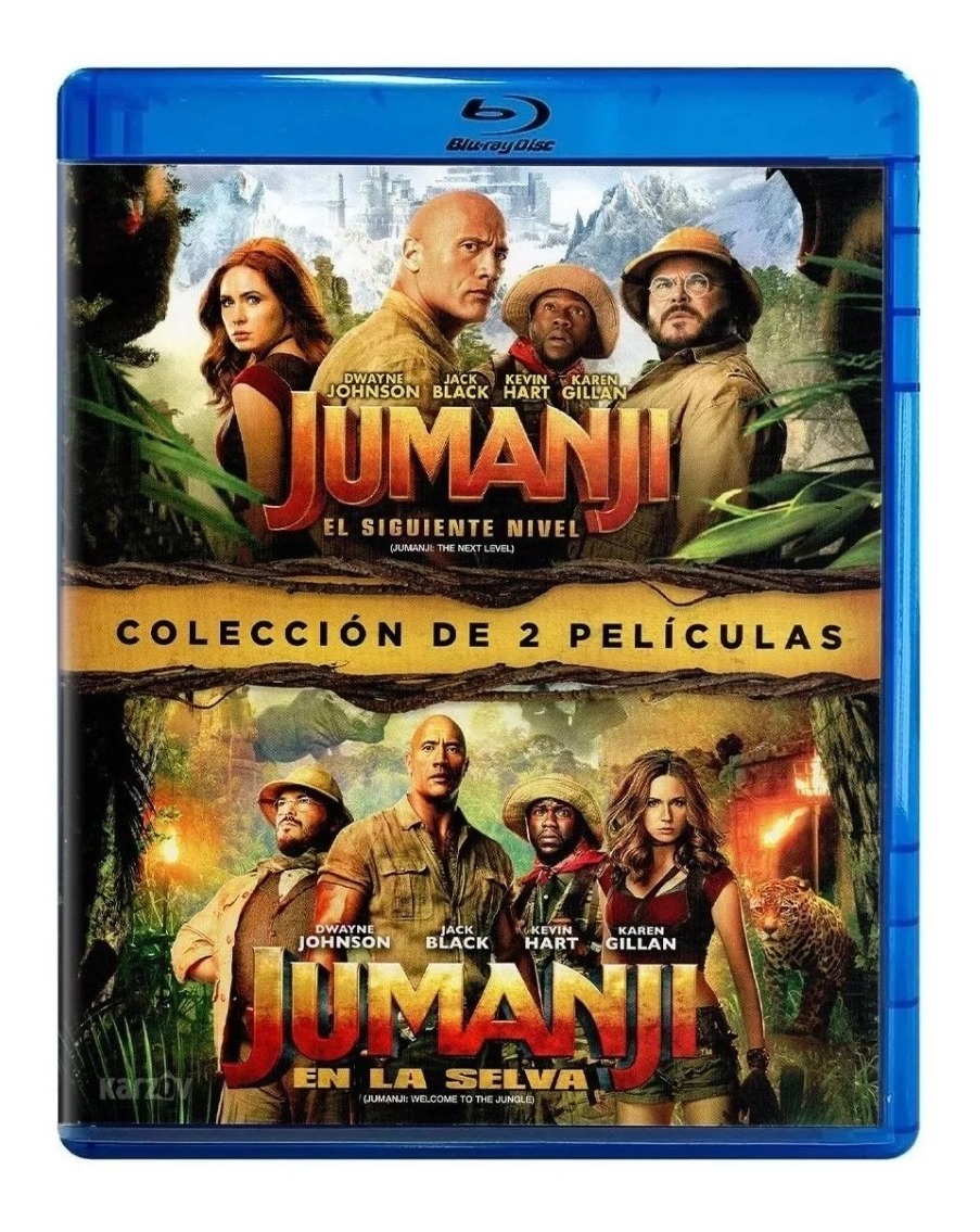 Foto 2 pulgar | Jumanji En La Selva + El Siguiente Nivel Boxset Blu Ray