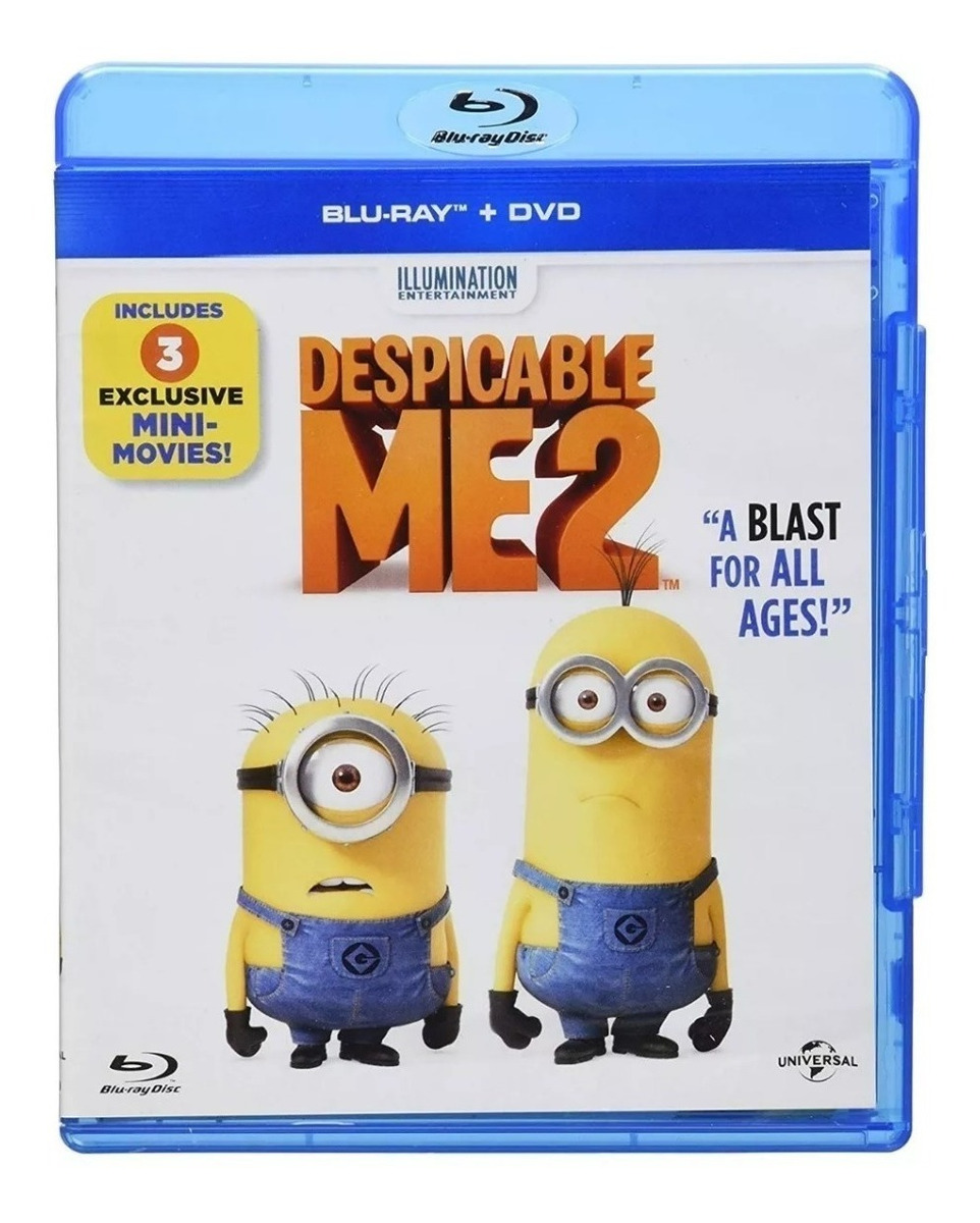 Mi Villano Favorito 2 Dos Pelicula Blu Ray  Dvd