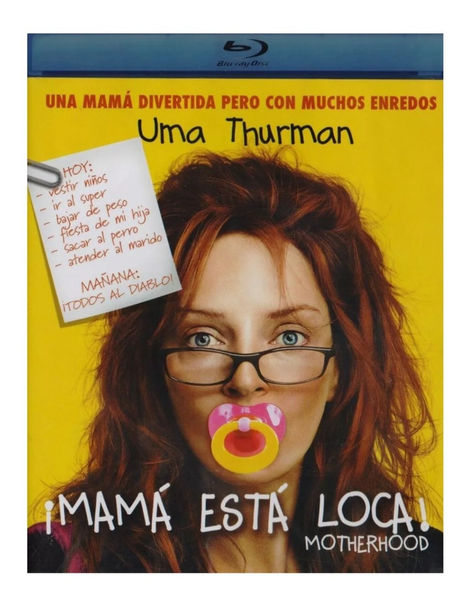 Foto 2 pulgar | Mama Esta Loca Motherhood Uma Thurman Pelicula Blu-ray