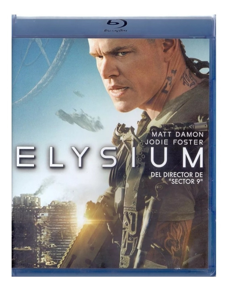 Foto 2 pulgar | Elysium Matt Damon Pelicula Blu-ray