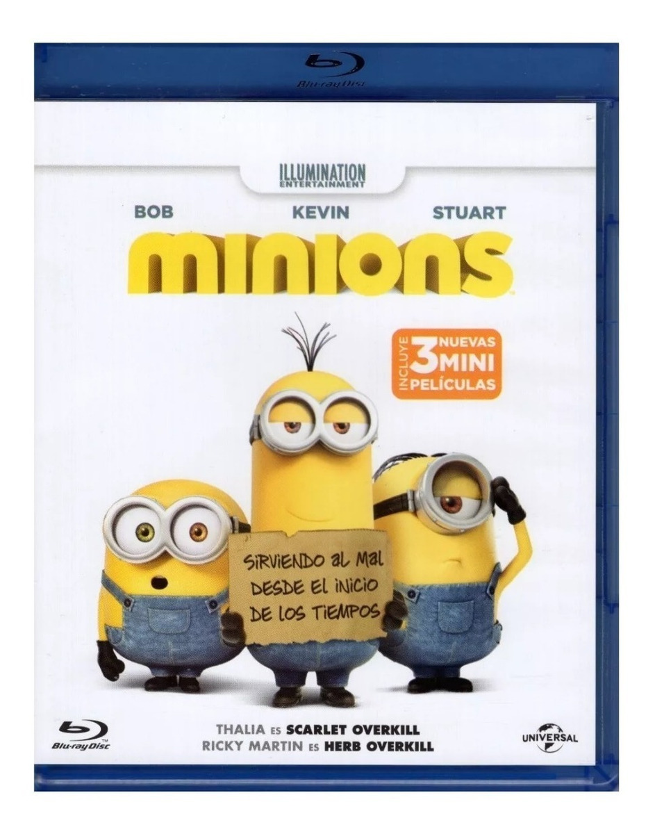 Foto 2 pulgar | Minions Pelicula Original Blu Ray  Dvd