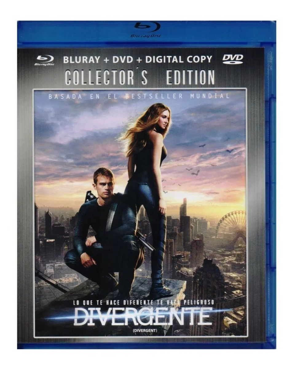 Foto 2 pulgar | Divergente Collectors Edition Pelicula Blu-ray + Dvd