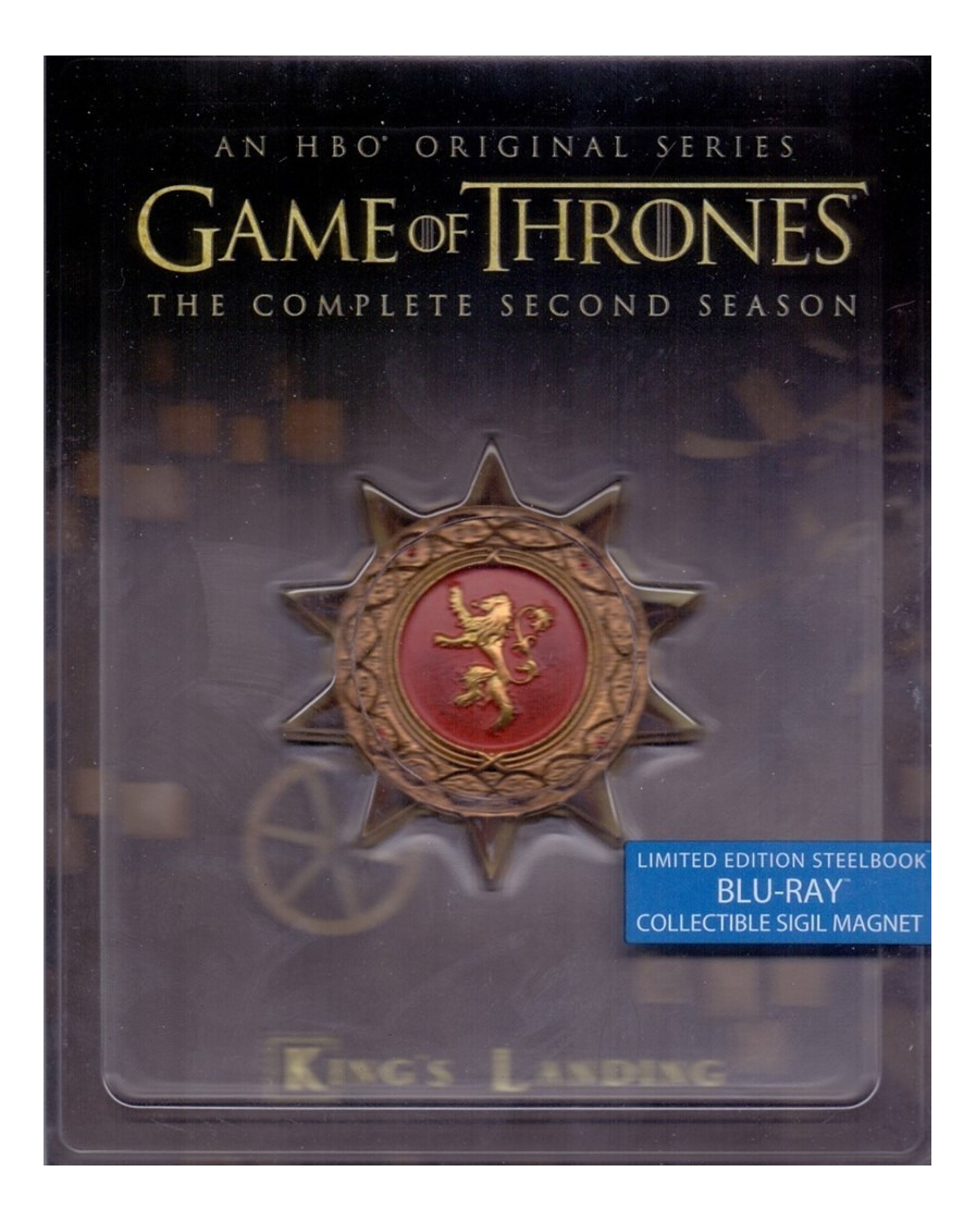 Foto 2 pulgar | Serie en Blu-ray Game Of Thrones (Juego de Tronos) Temporada 2 Steelbook