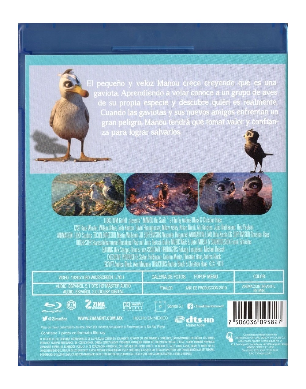 Foto 3 pulgar | Blu-ray Zimax Pajaritos a Volar