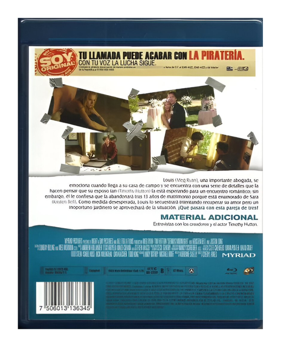 Foto 3 pulgar | Una Pareja De Tres Película Bluray
