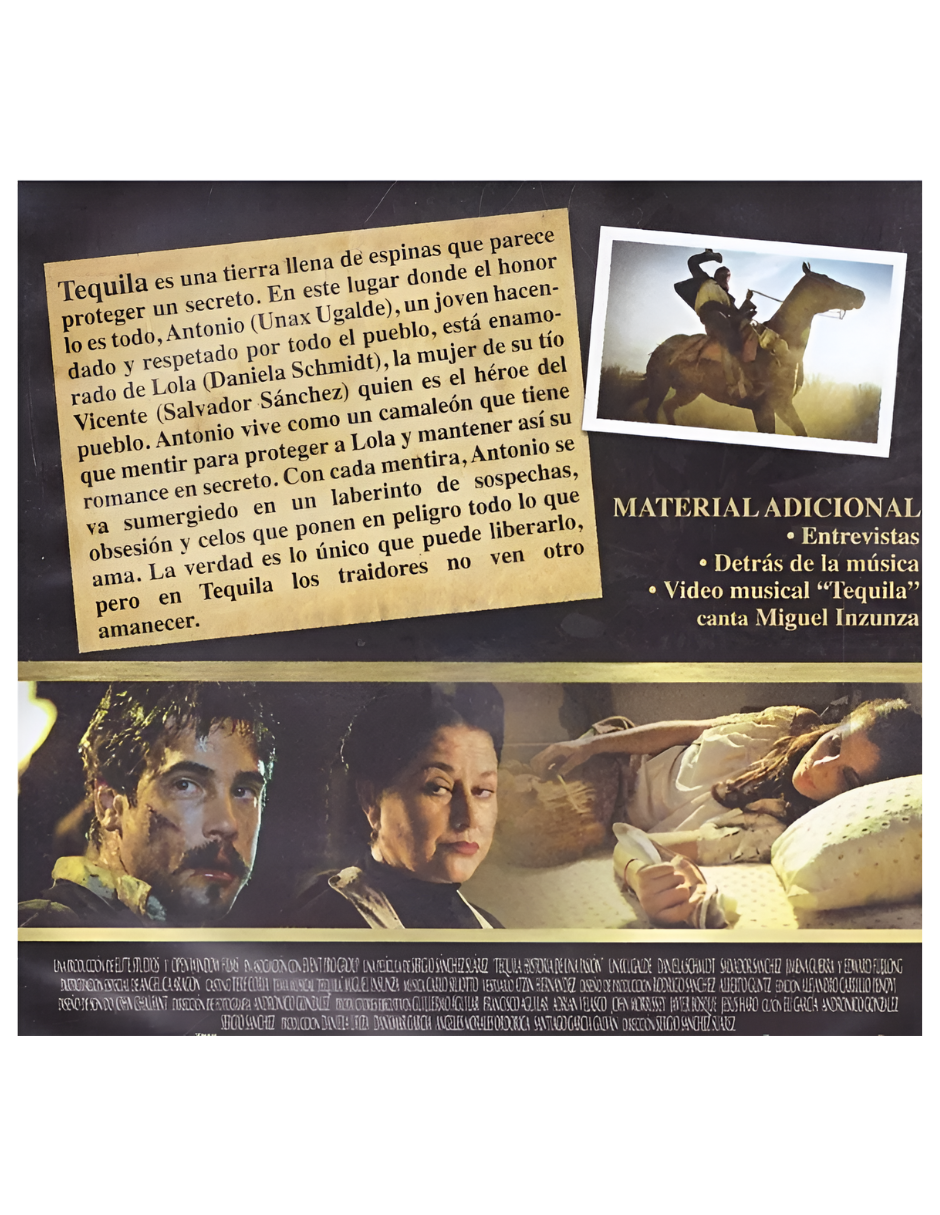Foto 3 pulgar | Pelicula Tequila la Historia de una Pasión Película Bluray