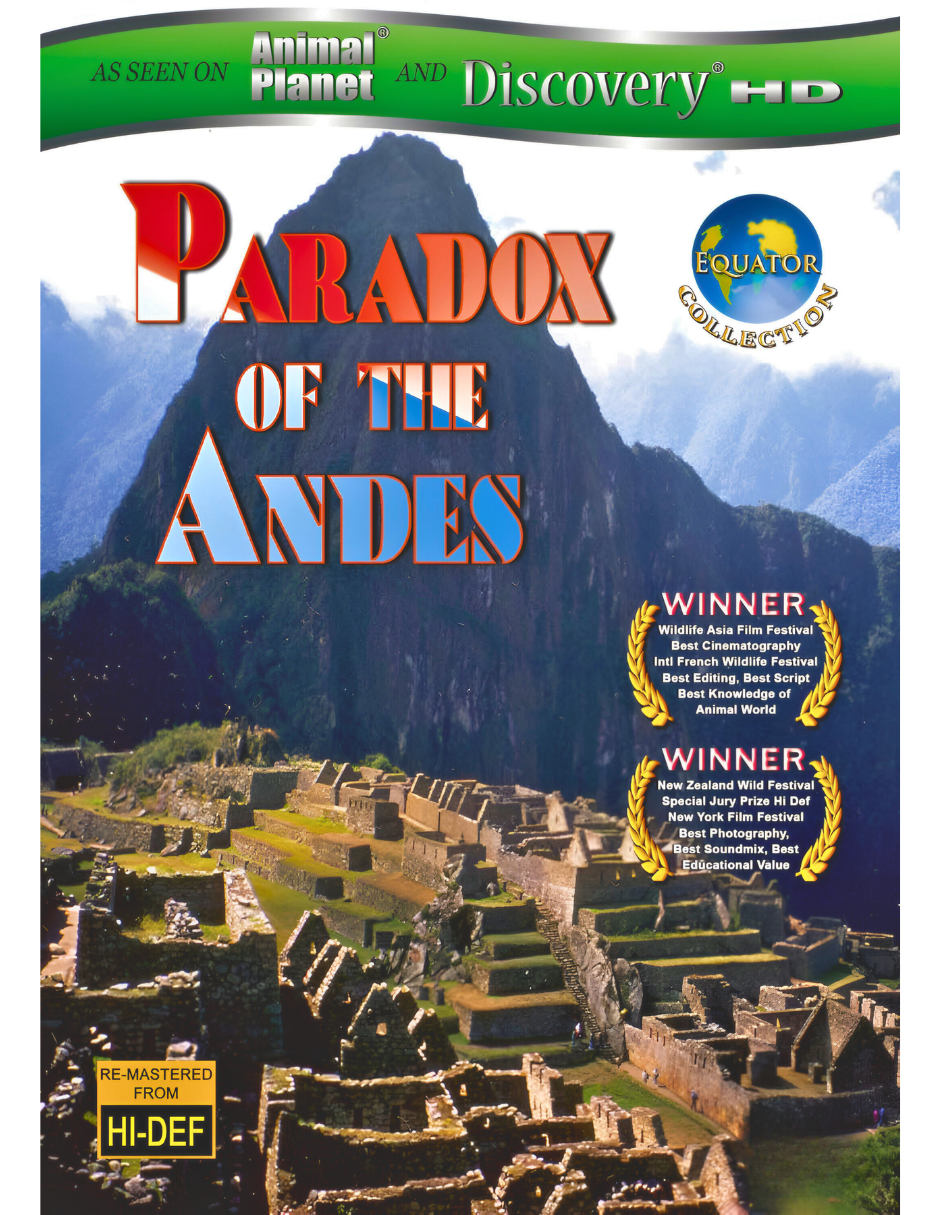 Foto 2 pulgar | Documental Animal Planet La Paradoja De Los Andes en Blu-ray