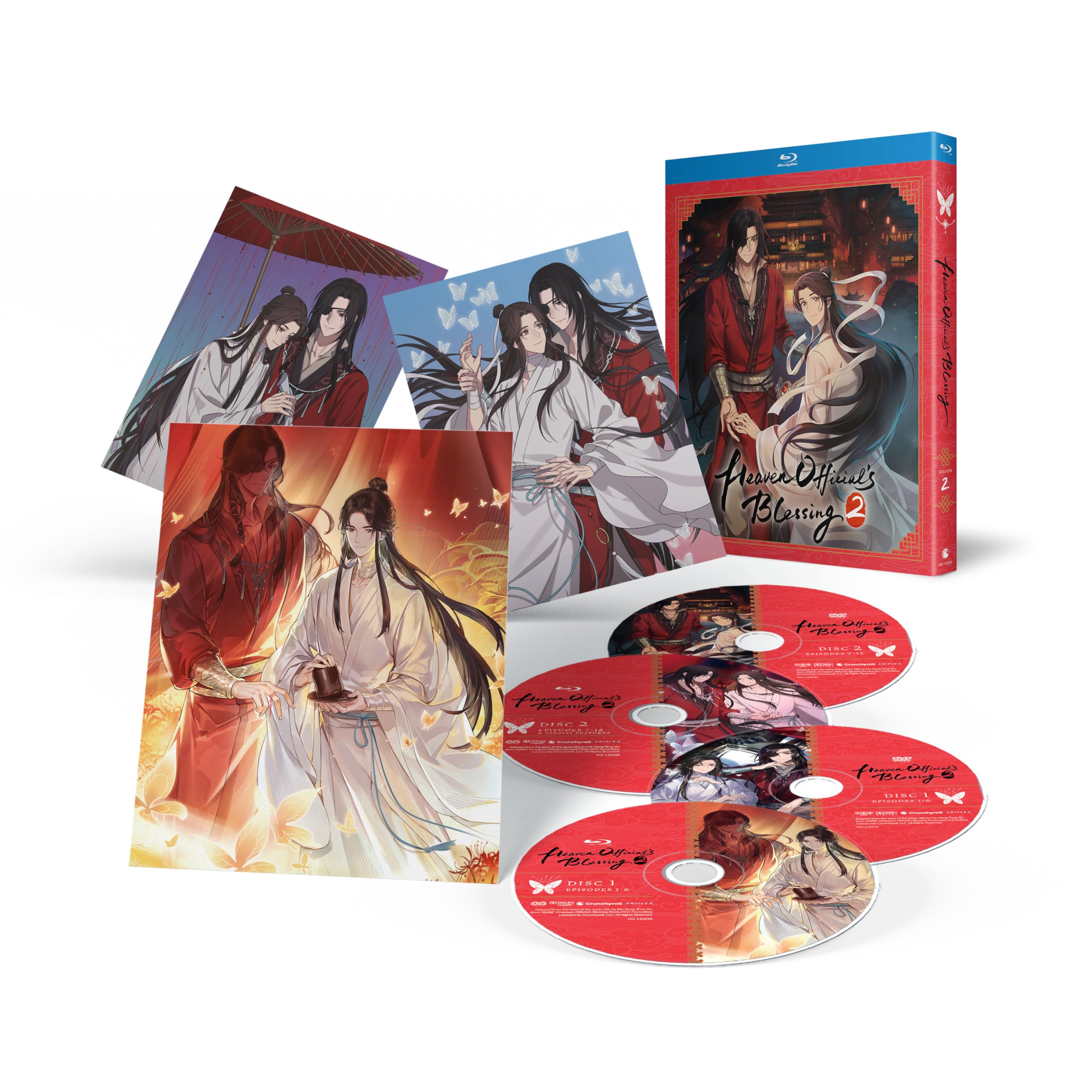 Foto 2 pulgar | Tarjetas De Arte De Blu-ray Heaven Official's Blessing Season 2 + 3 - Venta Internacional.