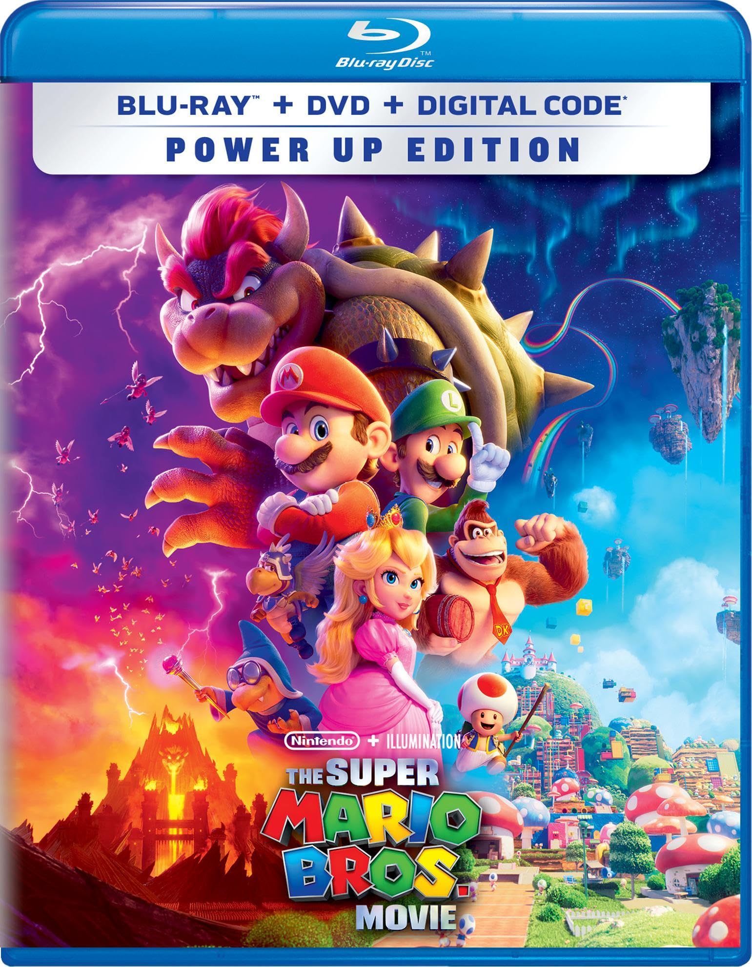 Foto 2 pulgar | Película Super Mario Bros Power Up Edition Blu-ray + Dvd + Digital - Venta Internacional