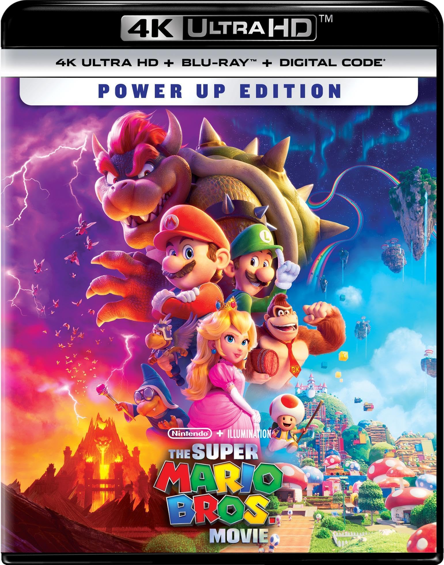 Foto 2 pulgar | Película Super Mario Bros Power Up Edition 4k Uhd + Blu-ray - Venta Internacional