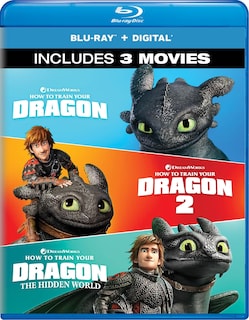 Foto 1 | Colección Digital de 3 Películas en Blu-ray Cómo Entrenar a Tu Dragón - Venta Internacional