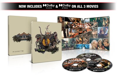 Foto 1 | Edición Limitada Universal De Blu-ray Jurassic Park Trilogy - Venta Internacional.