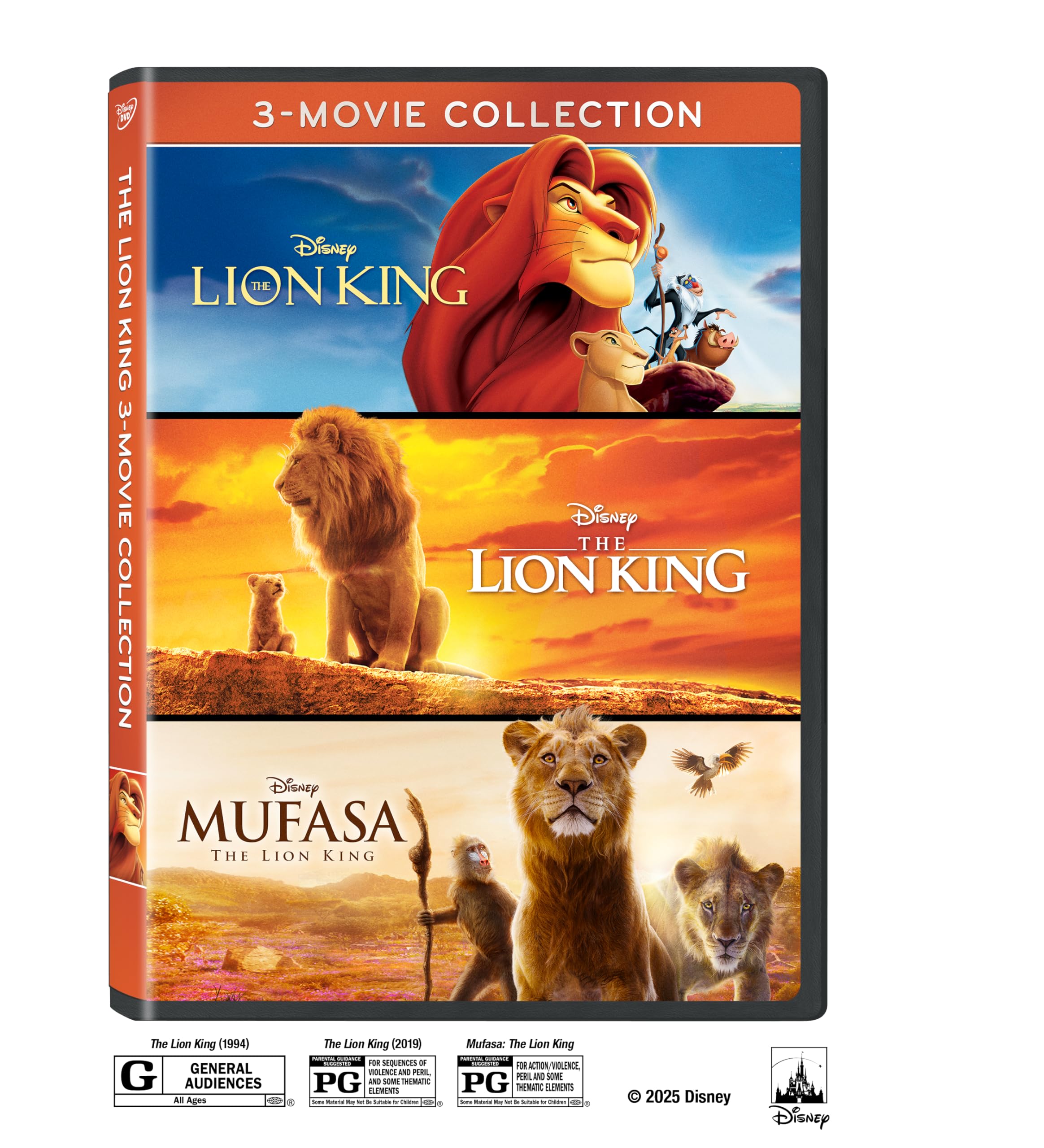 Dvd Disney El Rey León (1994) /el Rey León (2019) /muf - Venta Internacional.