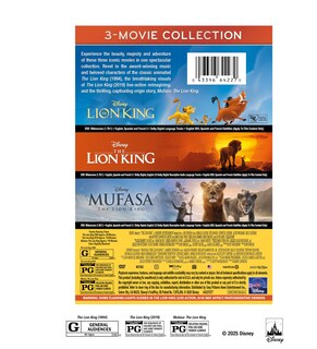 Foto 2 | Dvd Disney El Rey León (1994) /el Rey León (2019) /muf - Venta Internacional.