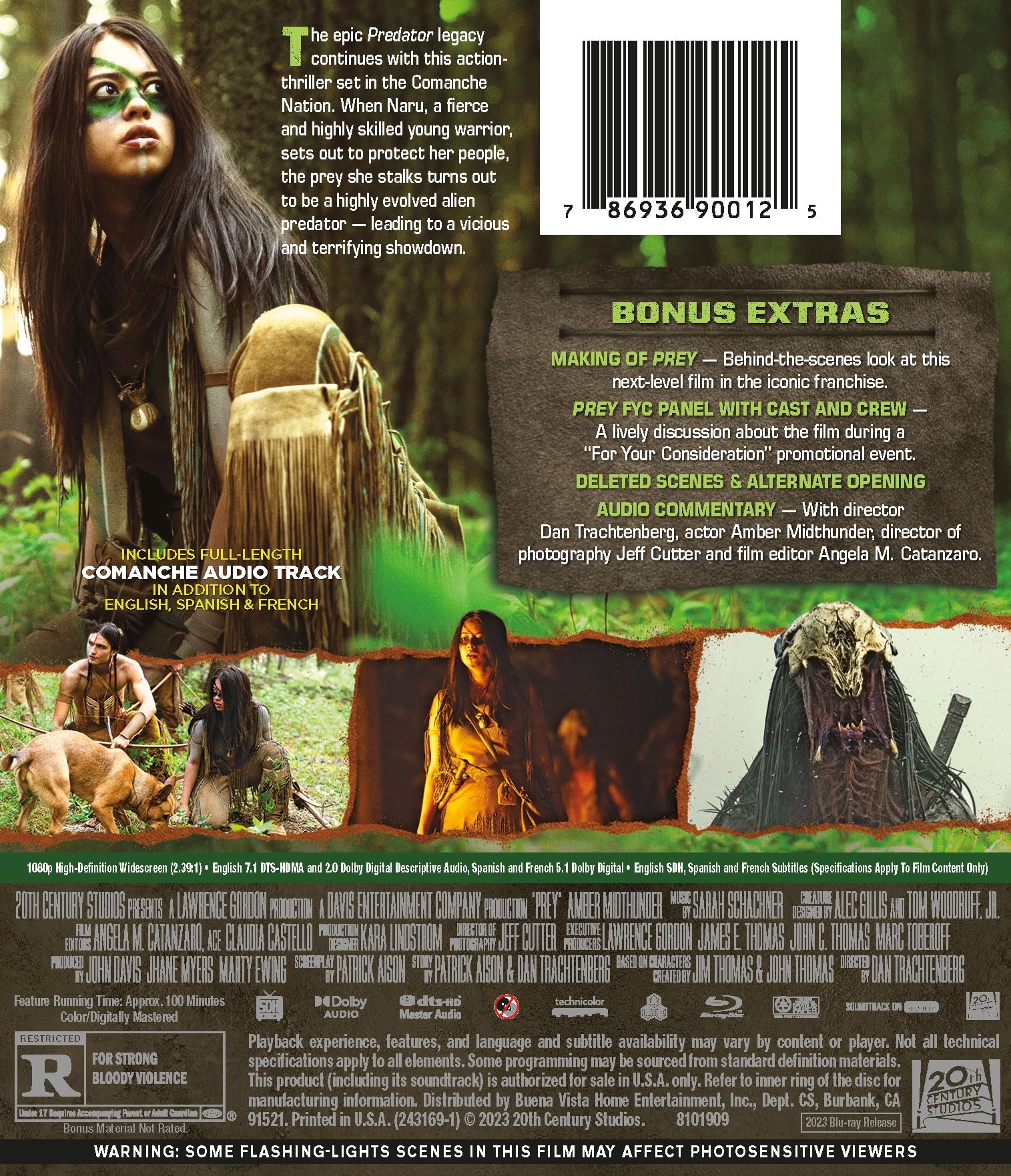 Foto 3 pulgar | Blu-ray Prey Disney - Venta Internacional.