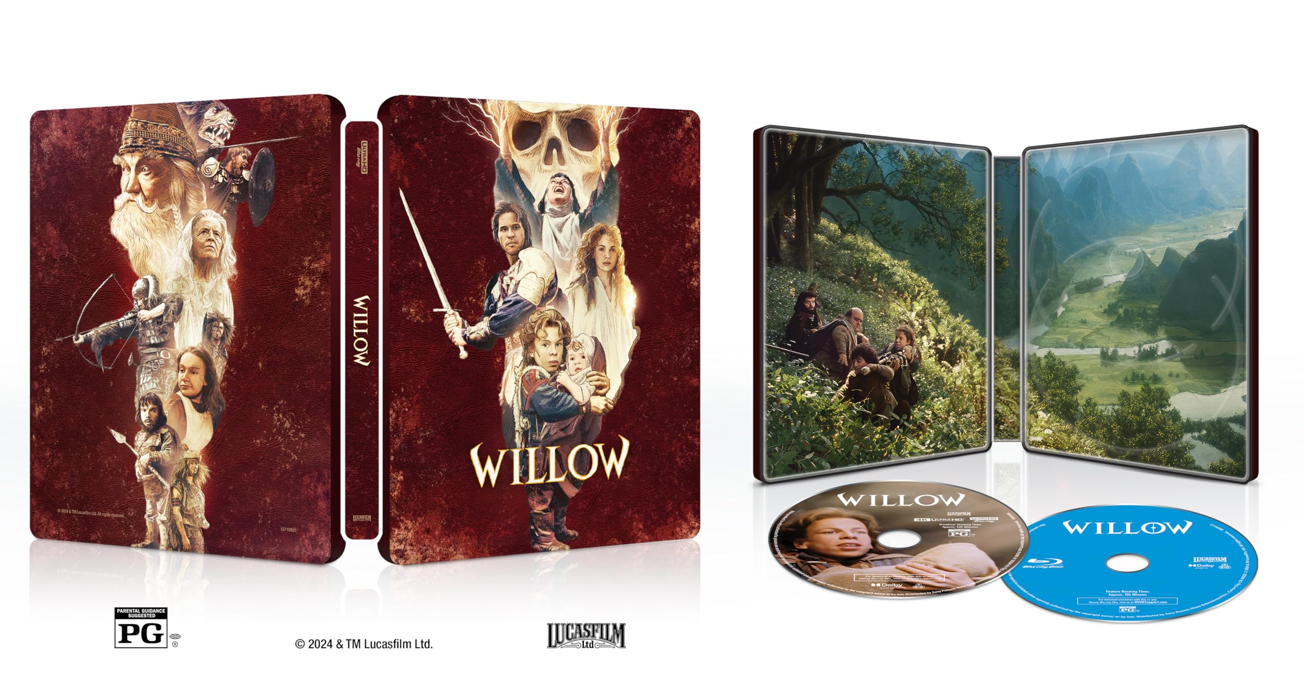 Foto 2 pulgar | Blu-ray Willow 4k + Digital Disney - Venta Internacional.