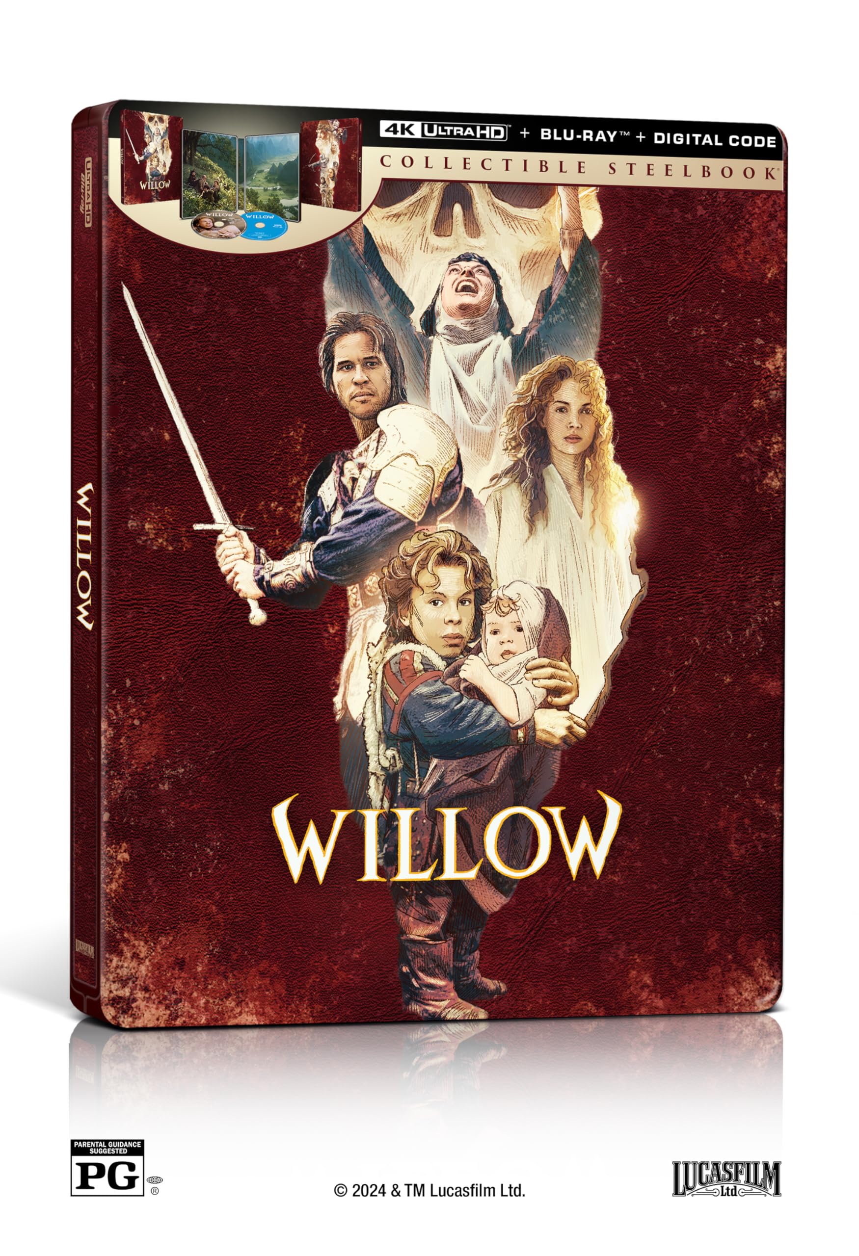 Foto 3 pulgar | Blu-ray Willow 4k + Digital Disney - Venta Internacional.