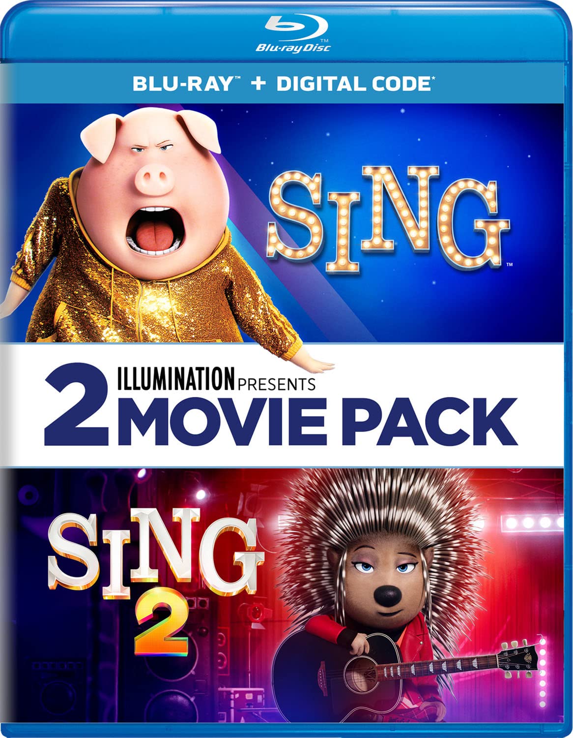 Foto 2 pulgar | Colección Blu-Ray Sing + Sing 2 - Venta Internacional