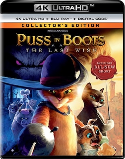 Foto 1 | El Gato con Botas: El Último Deseo Edición de Coleccionista 4K UHD - Venta Internacional
