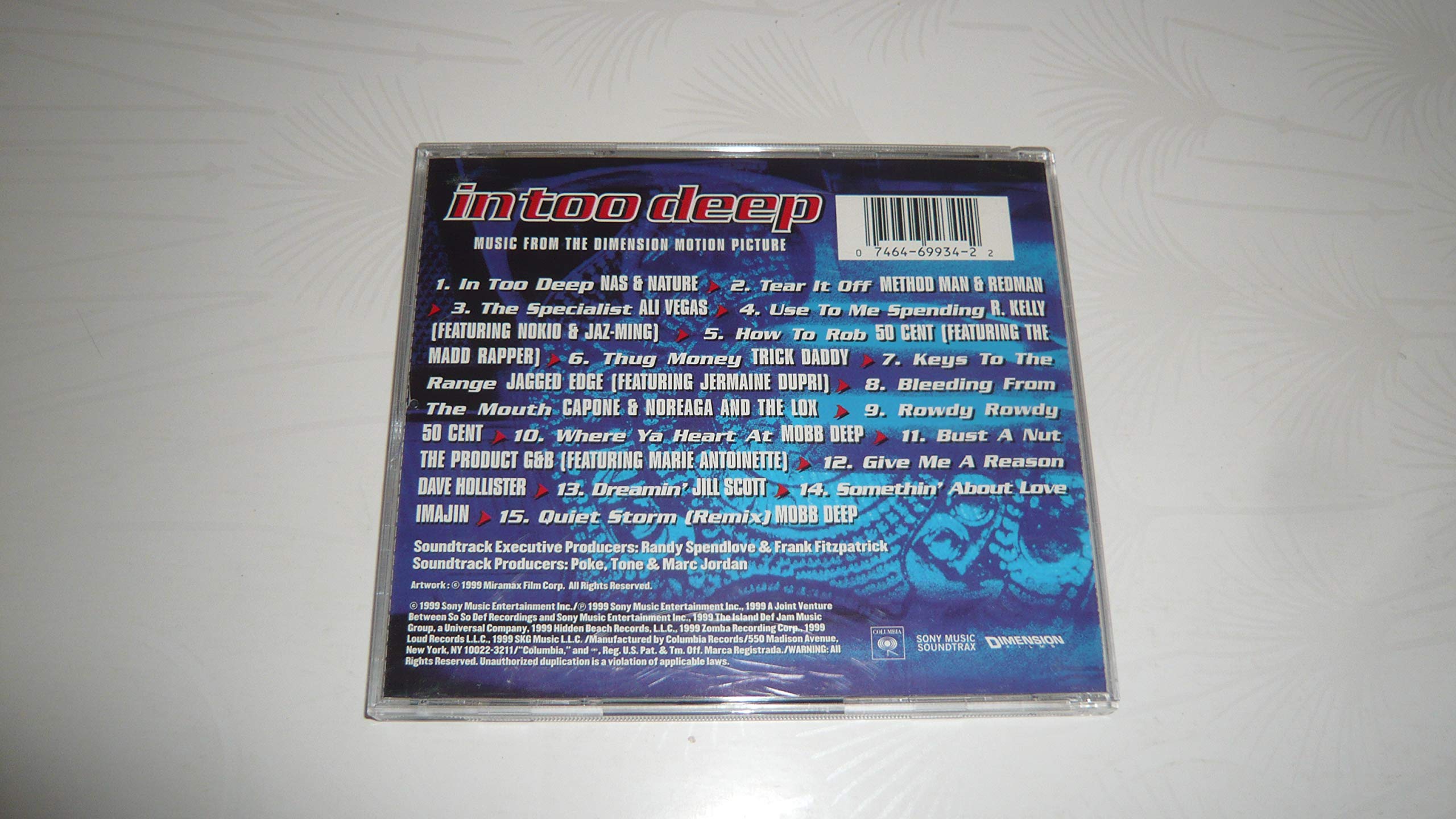 Foto 2 | Banda Sonora Sony In Too Deep: Música De La Película Dimension - Venta Internacional.