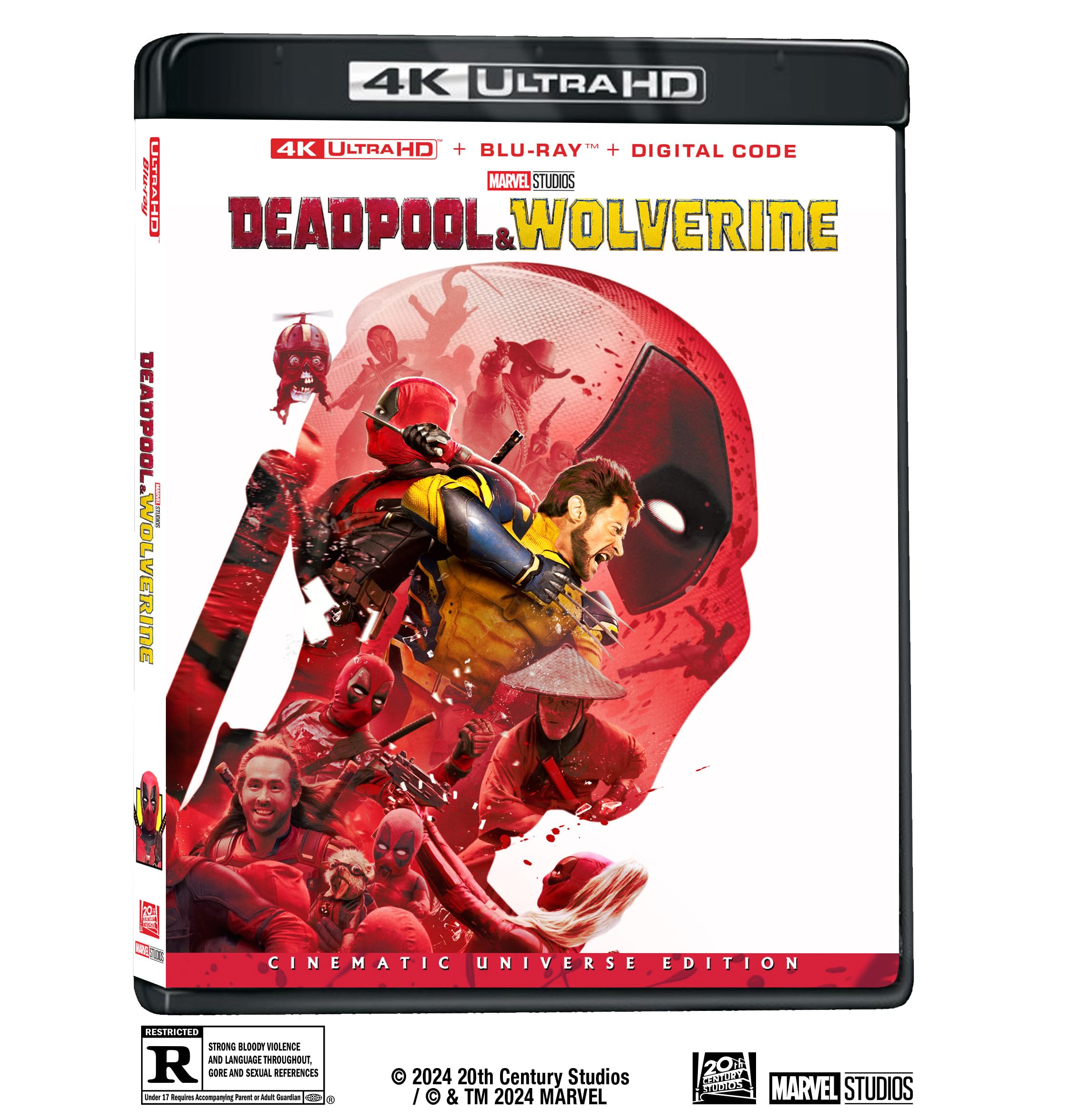 Foto 2 pulgar | Blu-ray Deadpool Y Wolverine Combinado Uhd/bd + Digital - Venta Internacional.