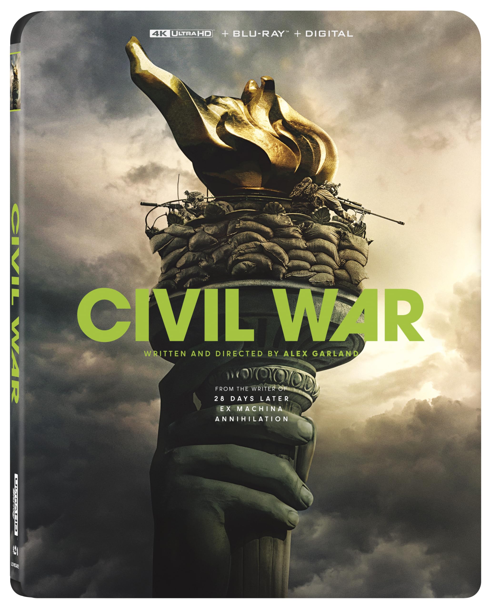 Foto 1 | Película Lionsgate Civil War 4k Uhd + Blu-ray + Digital - Venta Internacional.