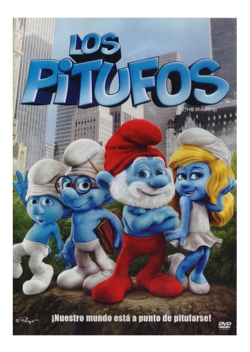 Foto 2 pulgar | Los Pitufos The Smurfs 2011 Pelicula Dvd