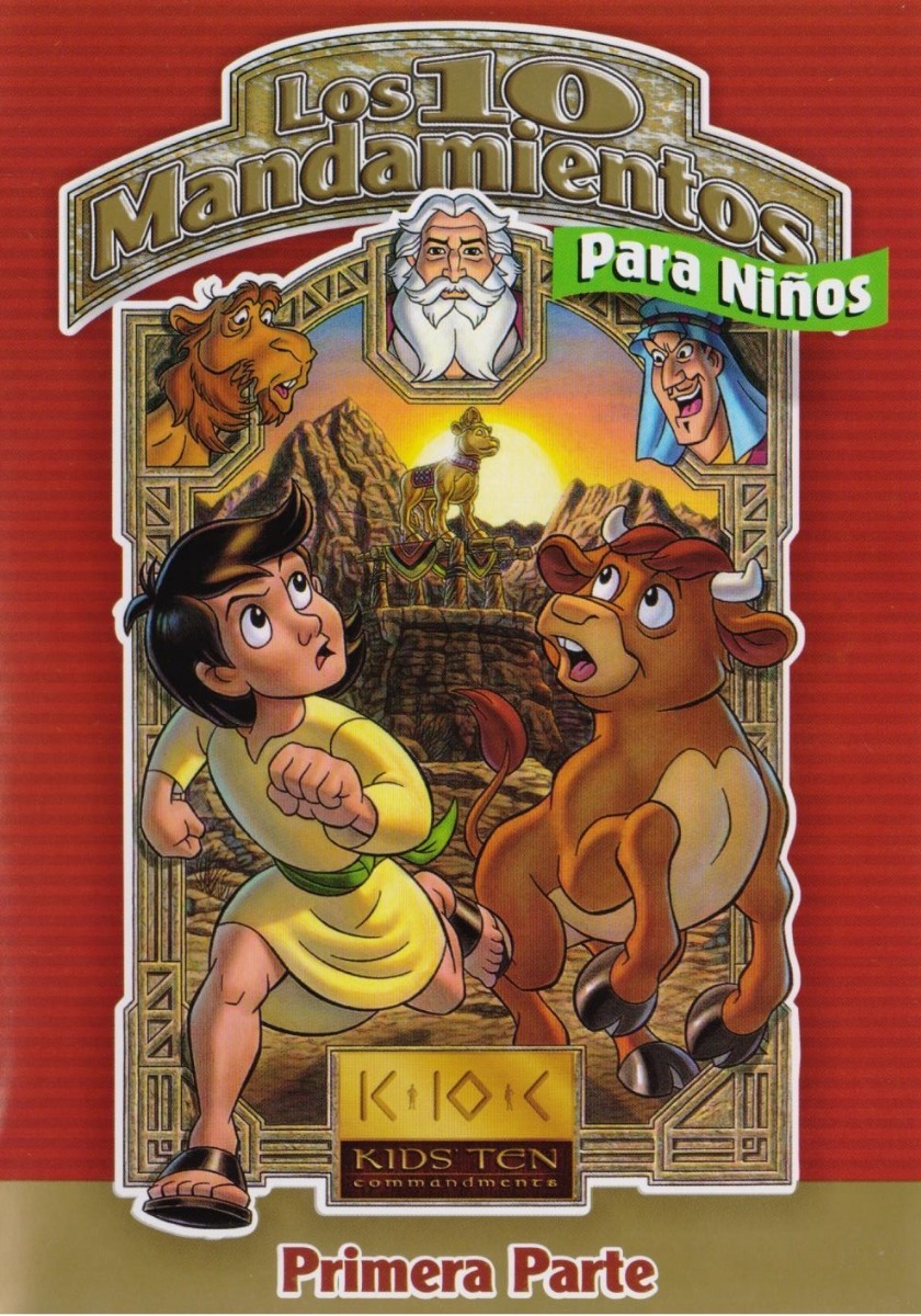 Foto 2 pulgar | Los 10 Diez Mandamientos Para Niños Parte 1 Uno Dvd