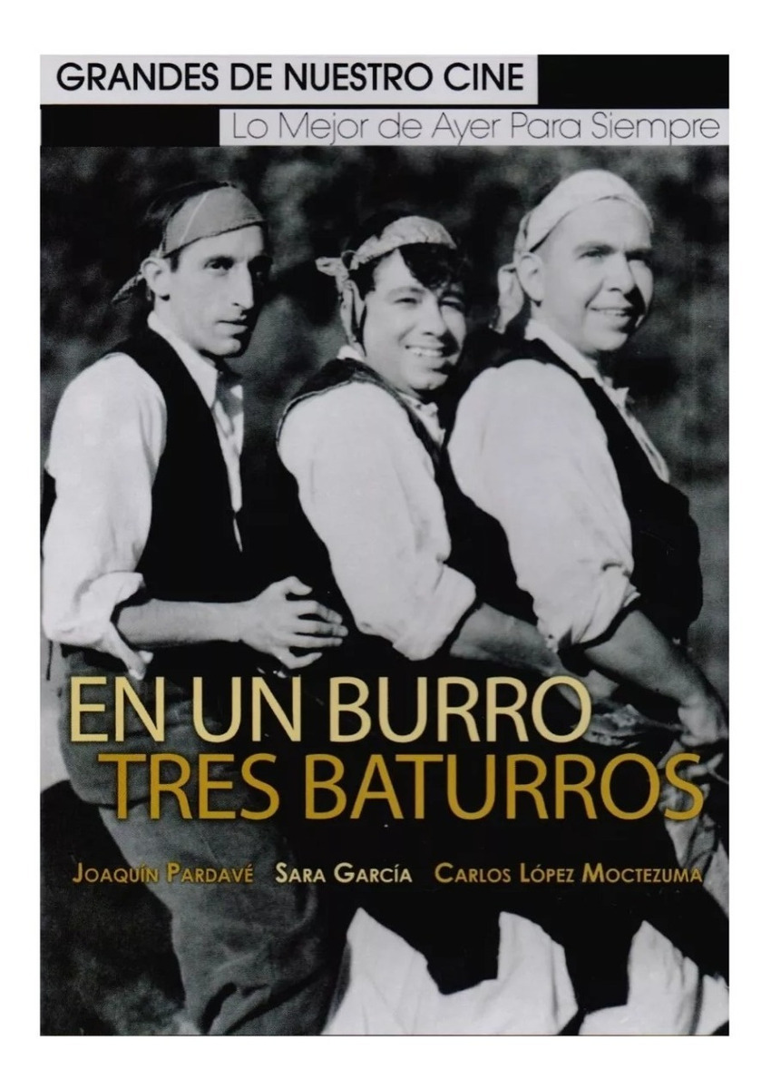 Foto 2 pulgar | En Un Burro Tres Baturros Joaquin Pardave Pelicula Dvd