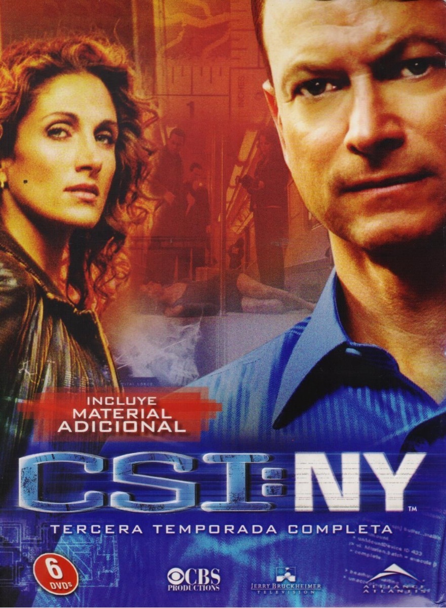 Csi Ny New York Nueva York Tercera Temporada 3 Tres Dvd