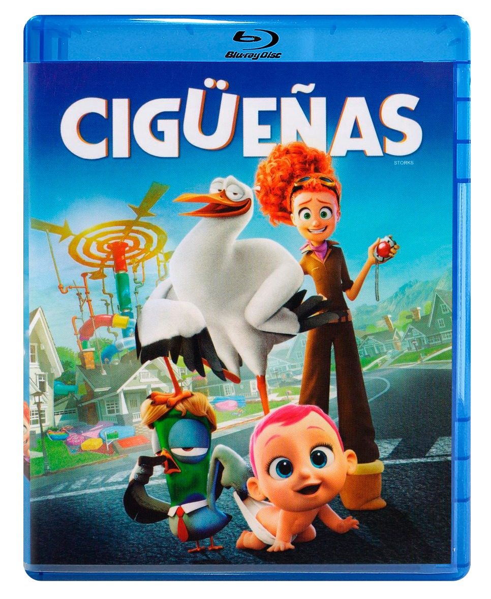 Foto 2 pulgar | Película Blu-ray + Dvd Cigüeñas