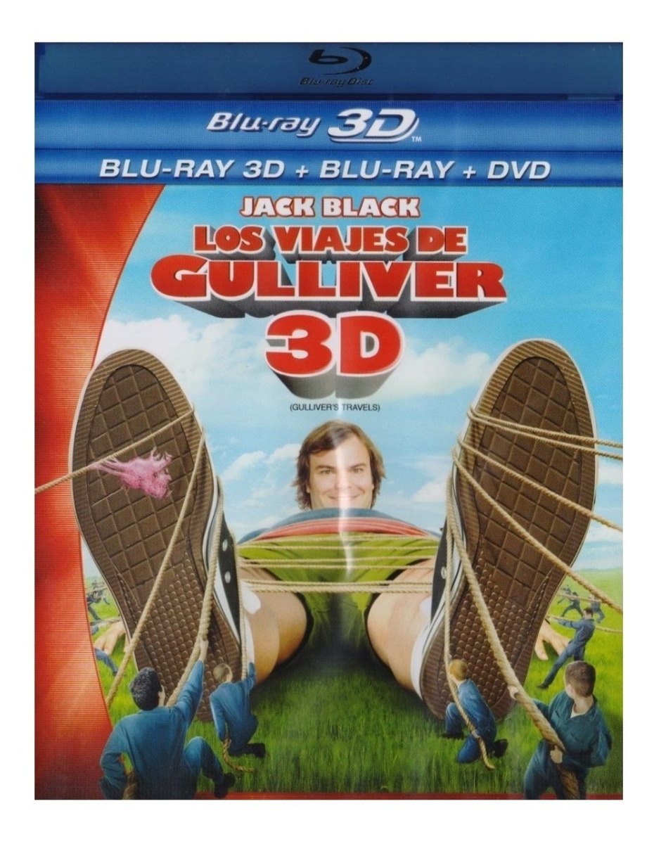 Foto 2 pulgar | Película Blu-ray 3d + Blu-ray + Dvd Los Viajes De Gulliver