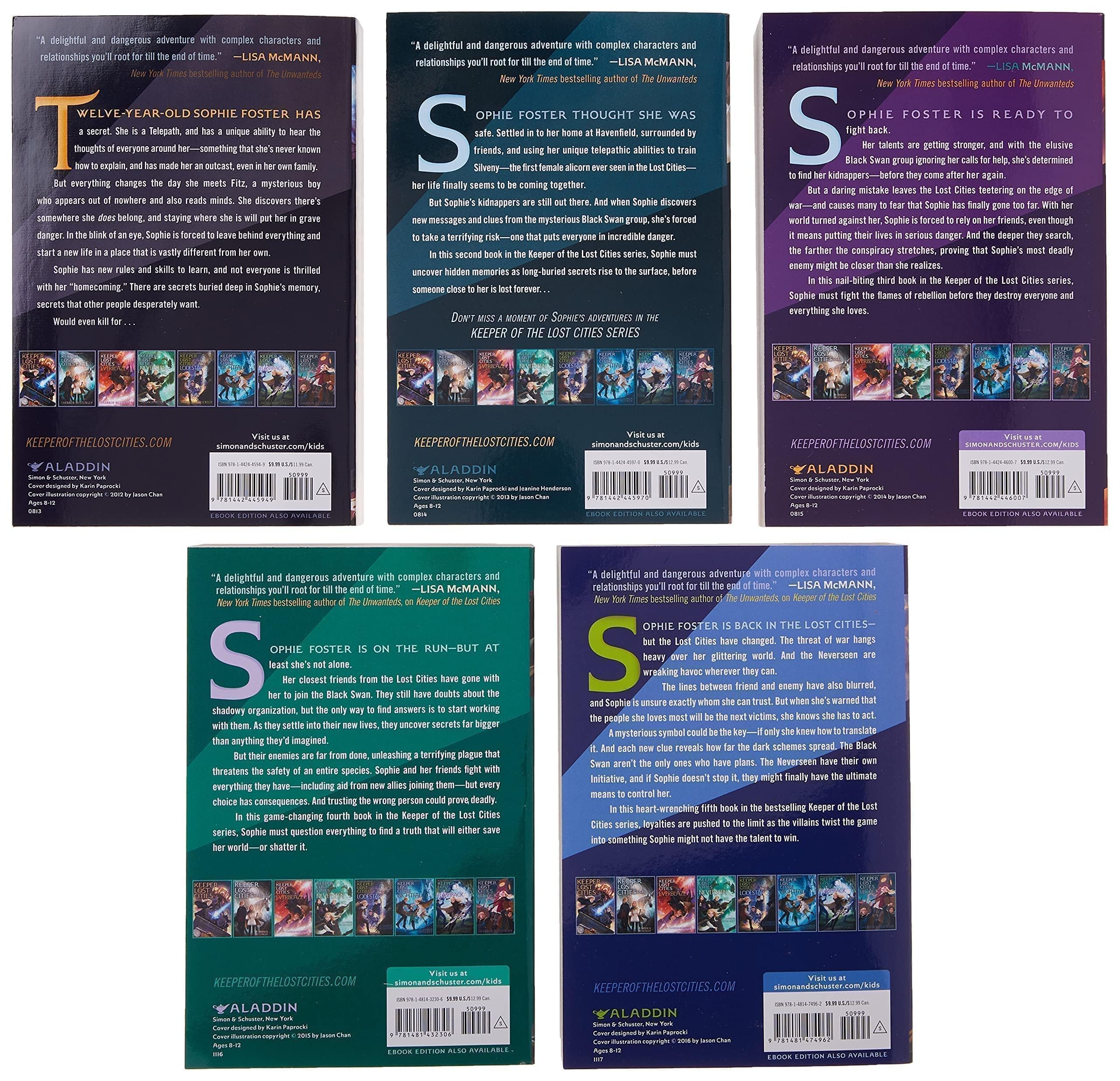 Foto 5 | Colección De Libros Aladdin Keeper Of The Lost Cities 1-5 - Venta Internacional.