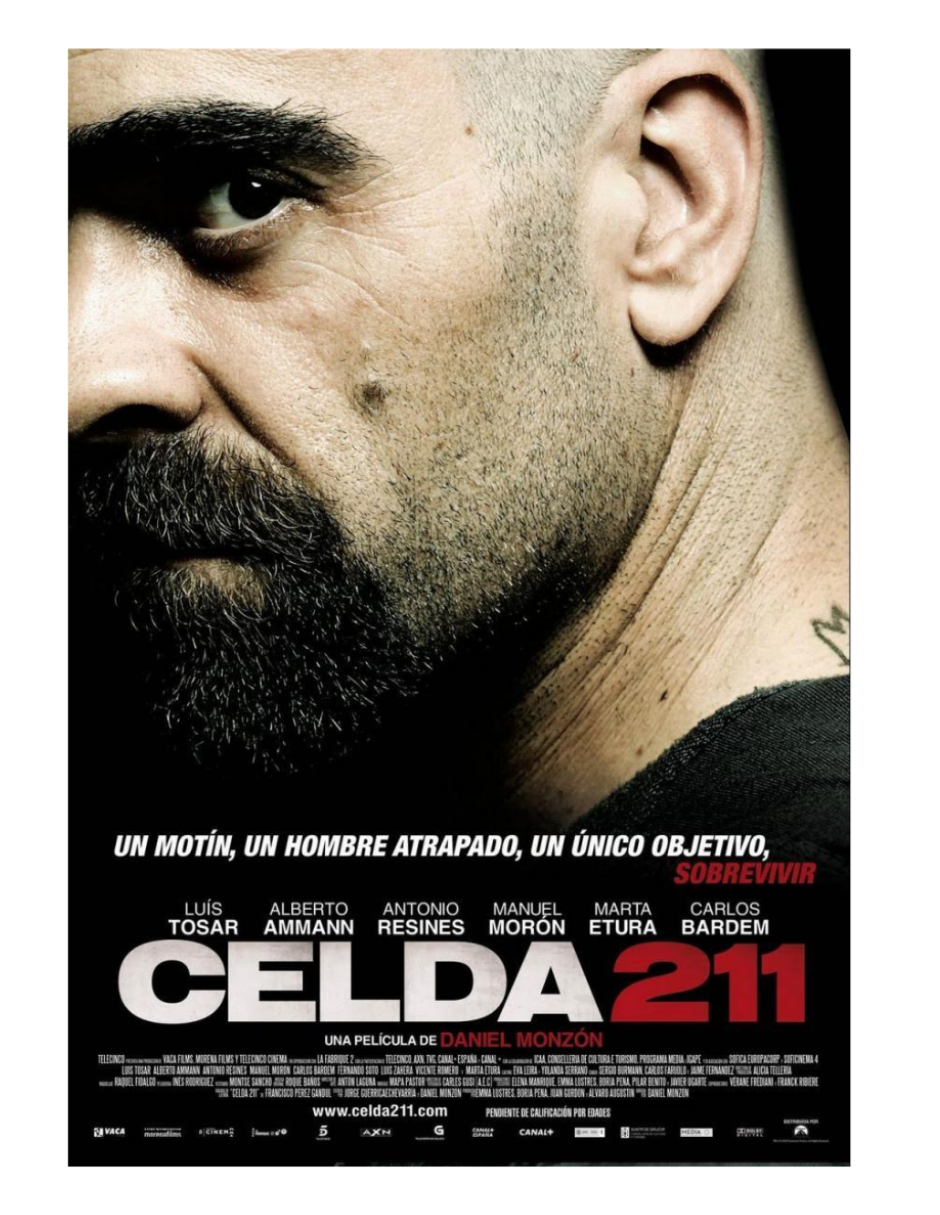 Foto 2 pulgar | Película Dvd Celda 211Paramount