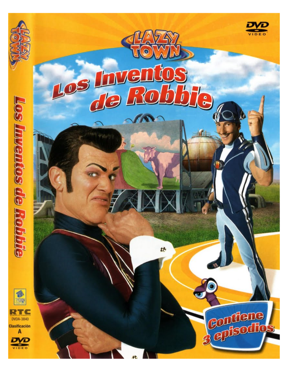 Foto 2 pulgar | Los Inventos De Robbie Lazy Town Serie De Televisión En Dvd