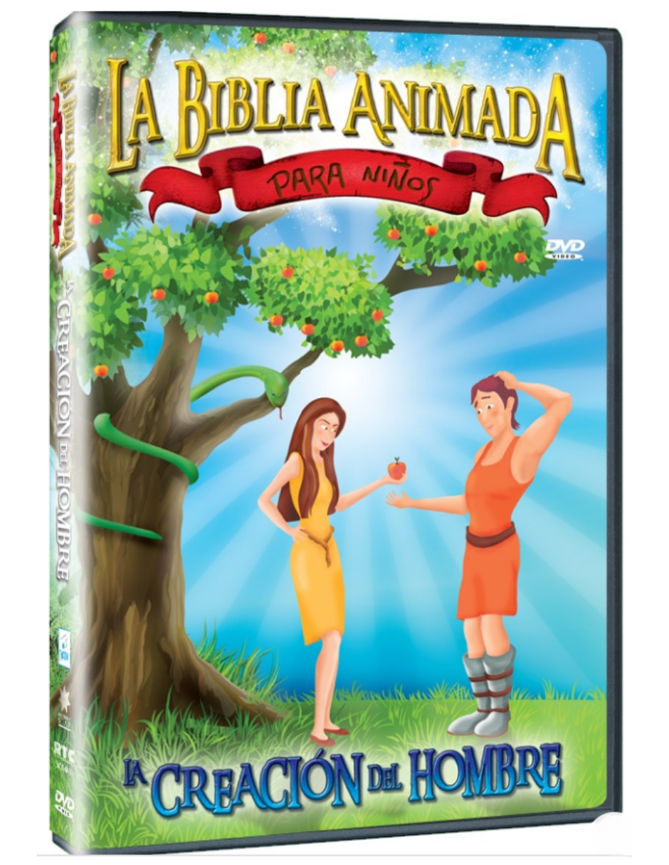 Foto 2 pulgar | Dvd La Creación del Hombre La Biblia Animada para Niños