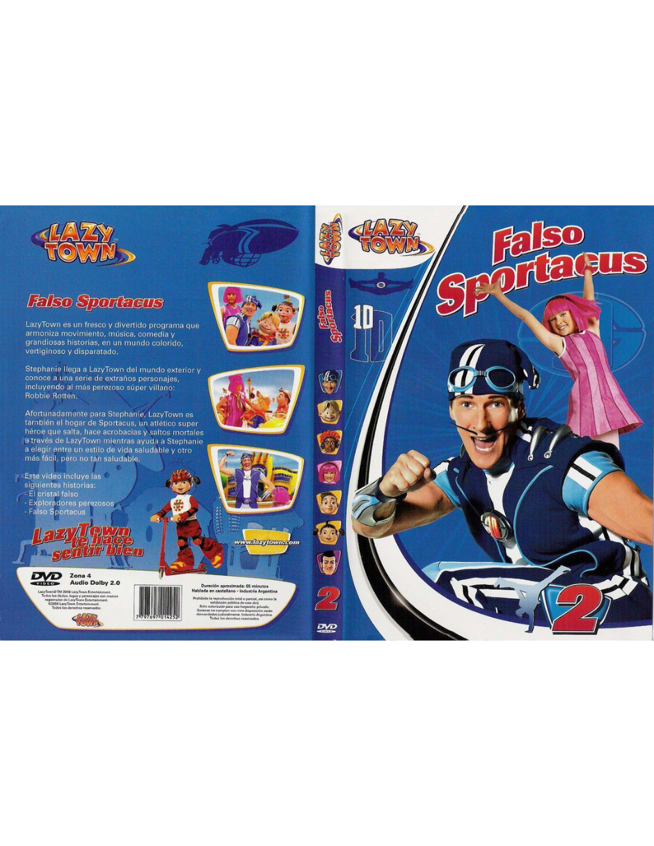 Foto 5 pulgar | Dvd Serie Falso Sportacus Lazy Town