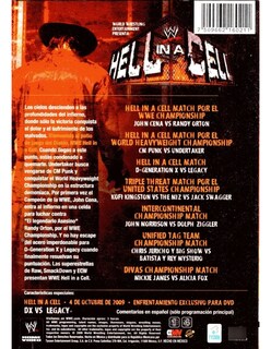 Foto 2 | DVD WWE: Hell In a Cell 2009 Evento De Lucha