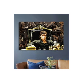 Foto 1 | Cuadro Decorativo Pvc Scarface Tony Montana Throne - Venta Internacional.