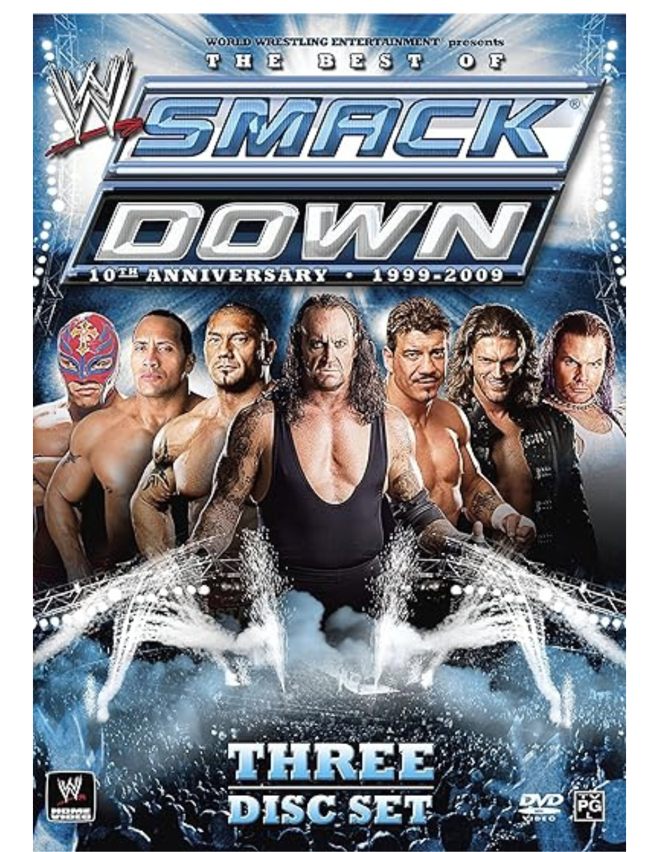 Foto 2 pulgar | Lo Mejor De Smack Down Wwe 10th Aniversario 1999-2009 Set De 3 Dvd's