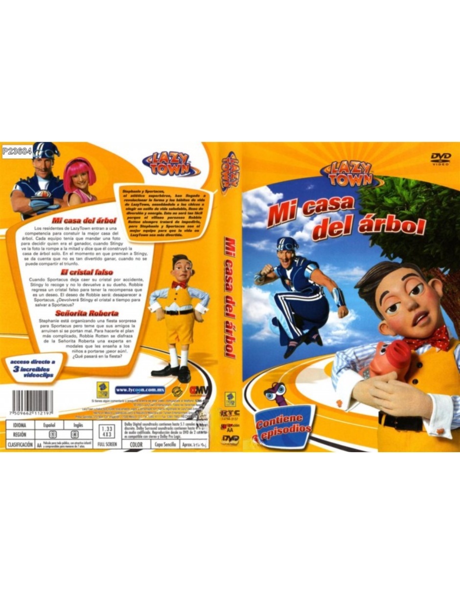 Foto 3 pulgar | DVD Lazy Town: Mi Casa Del Árbol