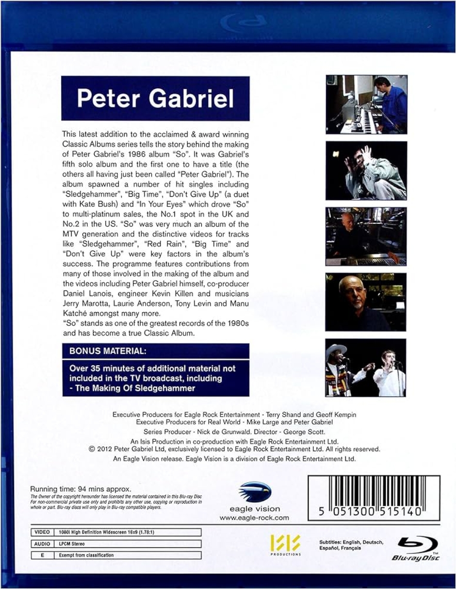 Foto 3 pulgar | Peter Gabriel - So (classic Album).