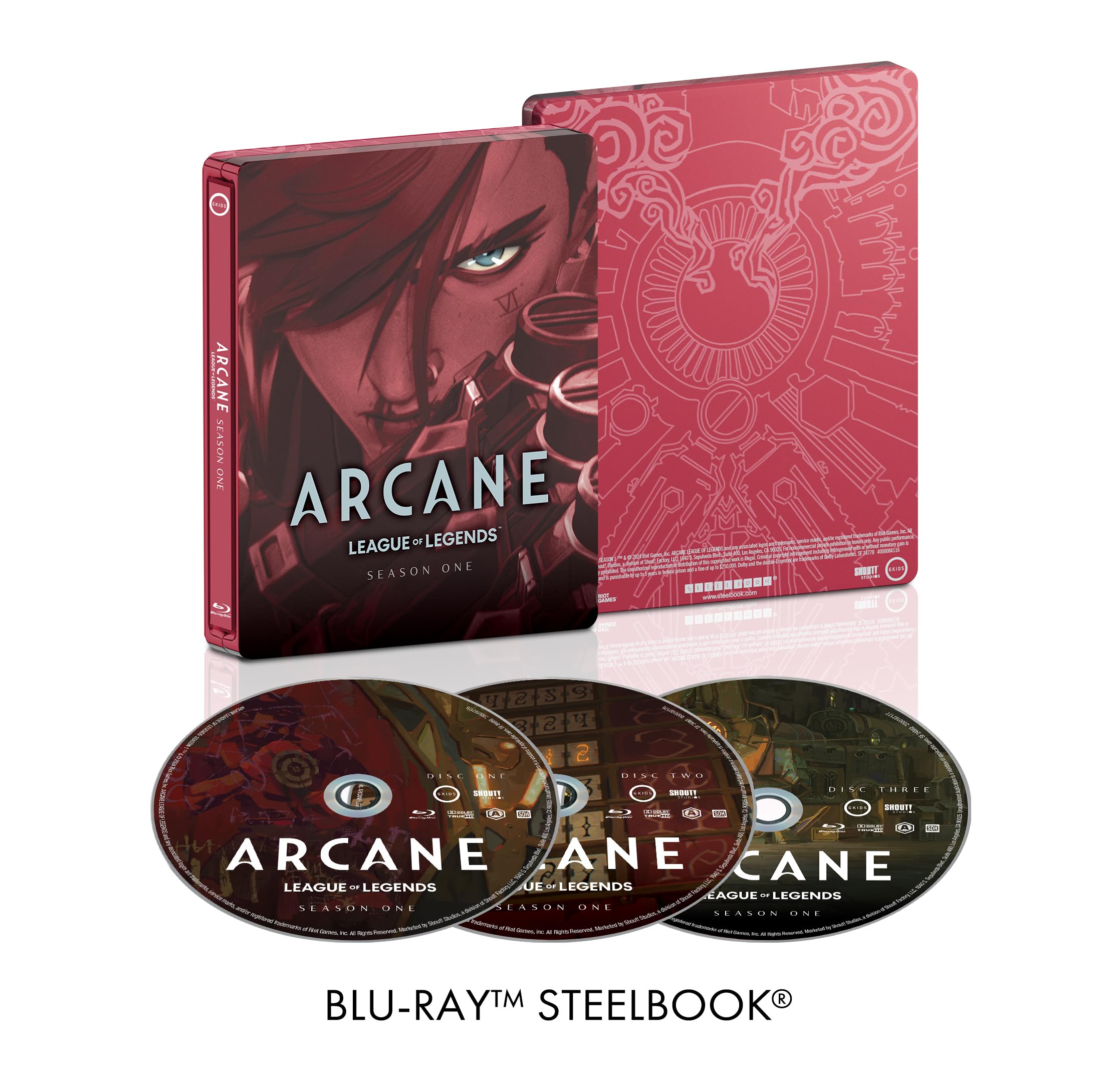 Foto 3 pulgar | Edición Limitada De La Primera Temporada De Blu-ray Arcane: League Of Legends - Venta Internacional.