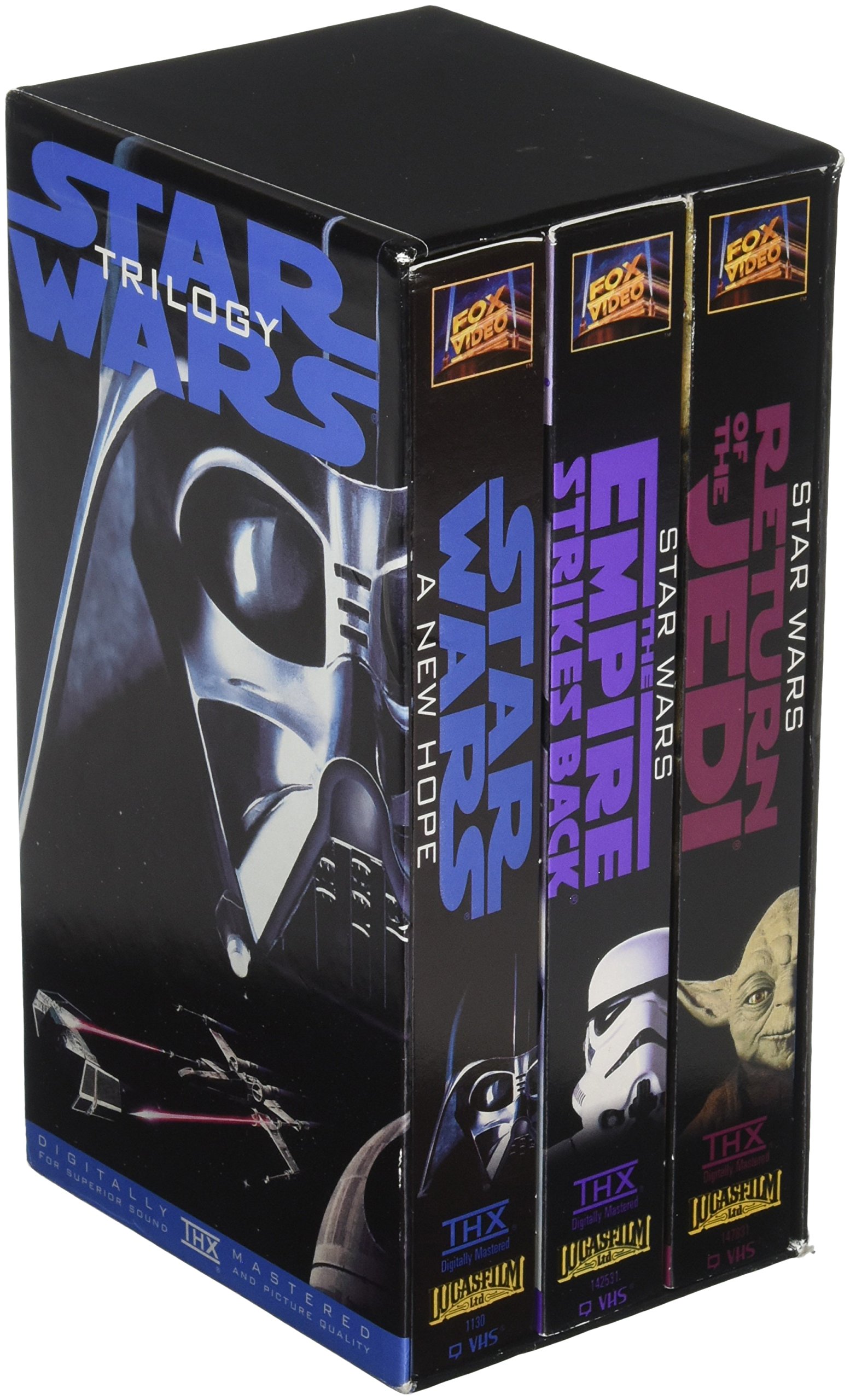 Vhs Box Set Star Wars Trilogy Versión Original 1995 - Venta Internacional.